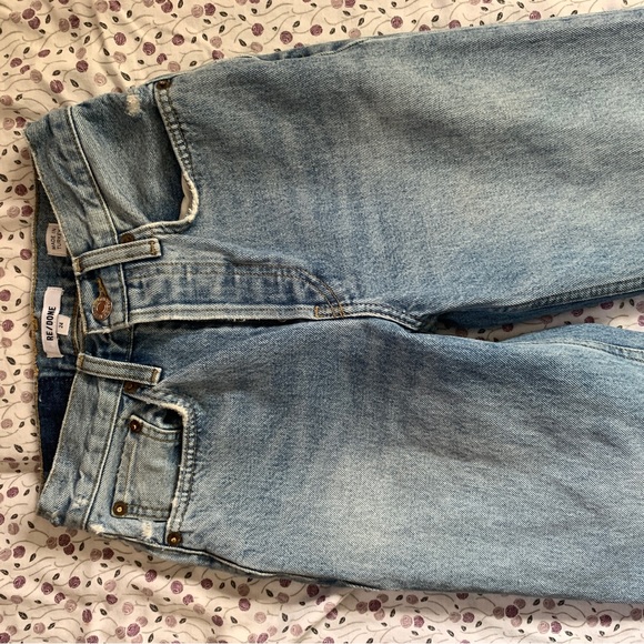 RE/DONE Originals 70s Stove Pipe Jeans size 24 - Picture 11 of 14